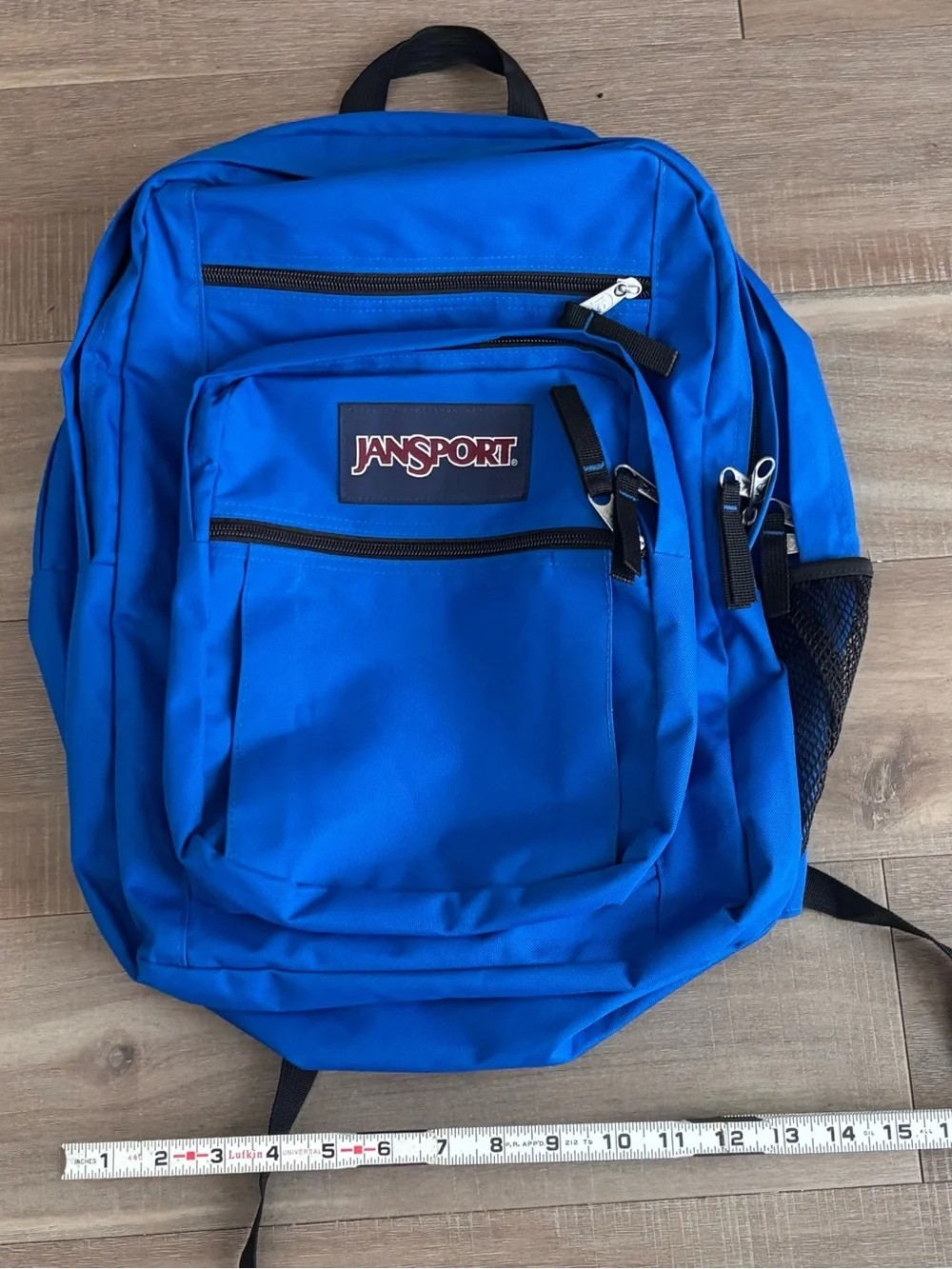 JanSport Big Student Backpack Blue Streak Large School College Laptop Bag